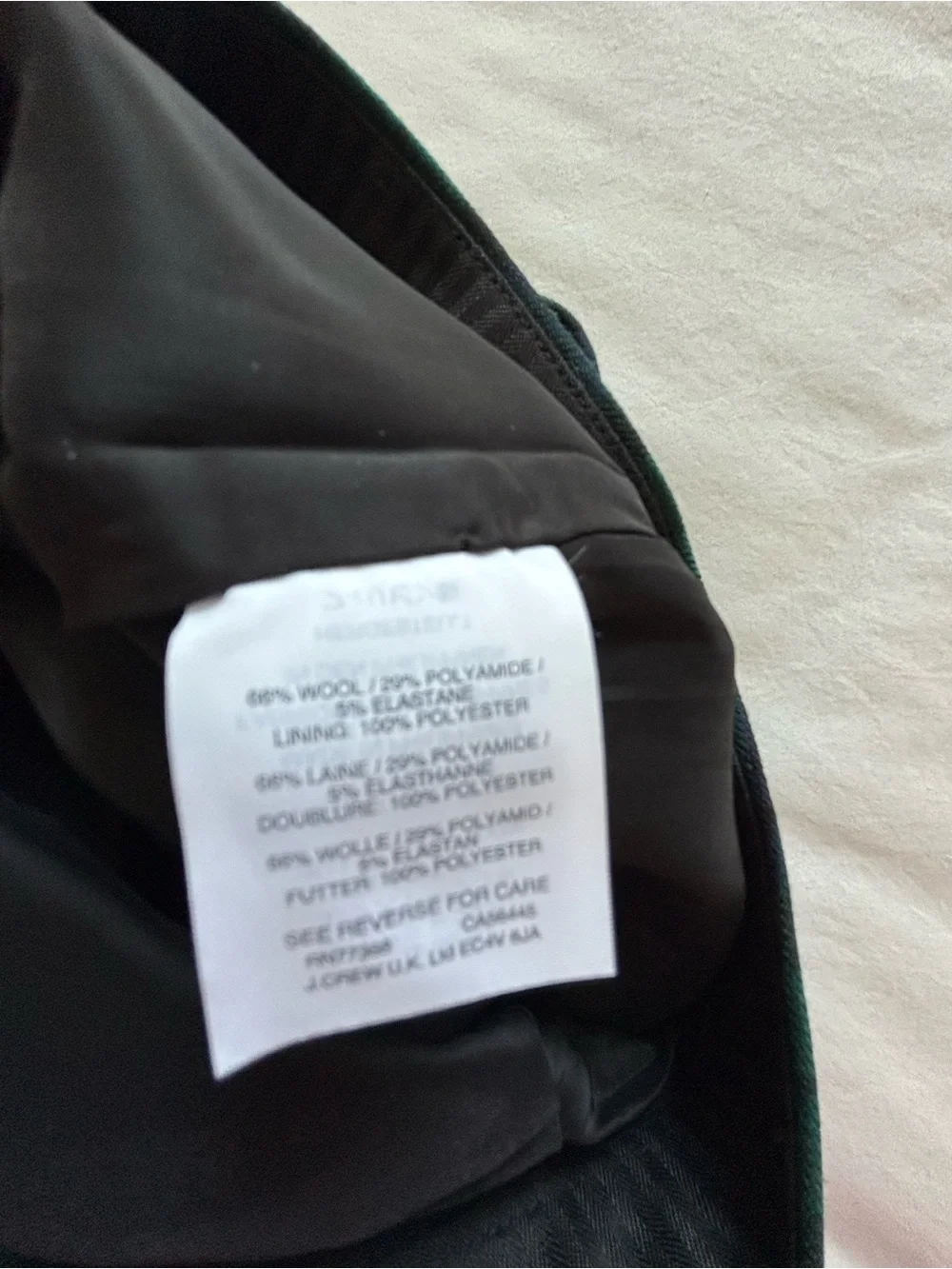 NWOT! J.Crew Martie Blackwatch Tartan Plaid Wool Pant